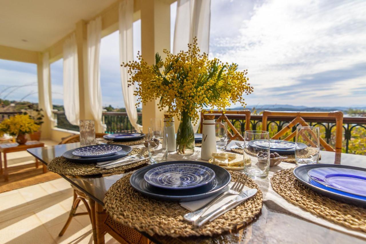 House With Amazing Ocean View And Patio - Pool Villa Porto Heli Exterior foto