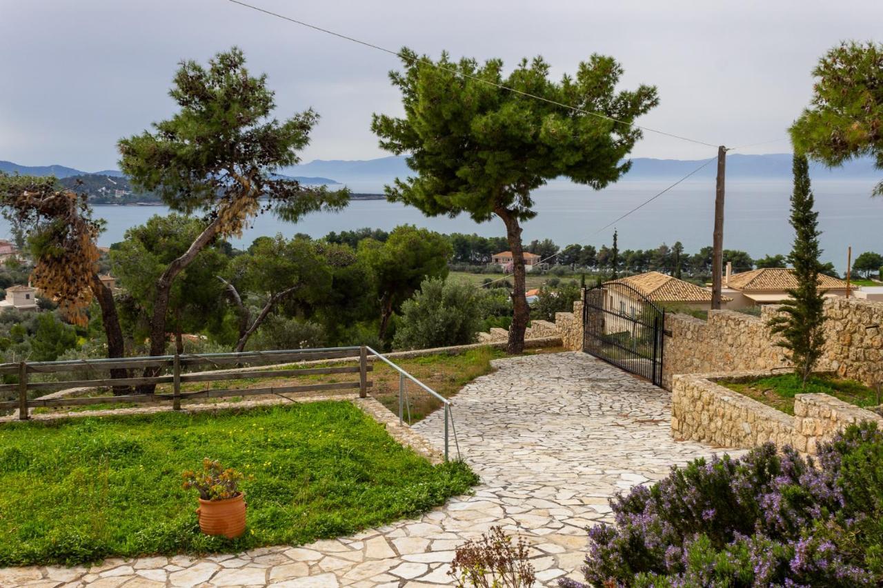 House With Amazing Ocean View And Patio - Pool Villa Porto Heli Exterior foto